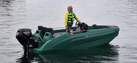 SEASTORM 12 HDPE Extra odolný plastový čln tmavo zelený – 366 cm
