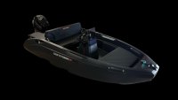 SEASTORM 13s HDPE Extra odolný plastový čln šedý – 400 cm