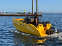 SEASTORM 12 HDPE Extra odolný plastový čln žltý – 366 cm
