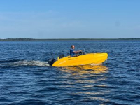 SEASTORM 12 HDPE Extra odolný plastový čln žltý – 366 cm