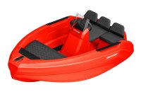 SEASTORM 12 HDPE Extra odolný plastový čln červený – 366 cm