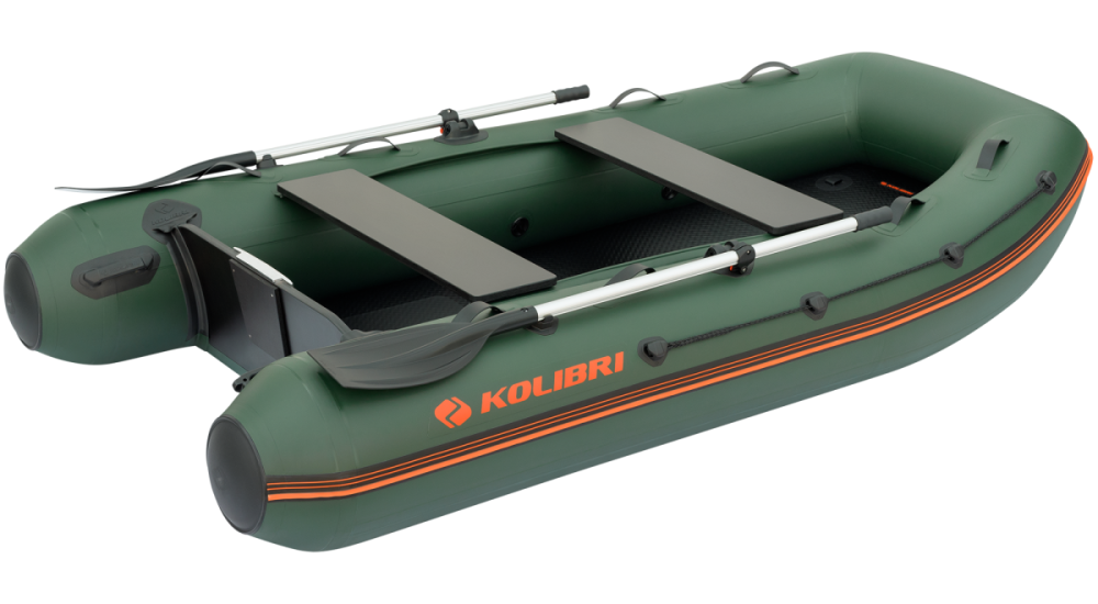 Kolibri KM-300XL nafukovací čln zelený, vysokotlaká podlaha Air-deck