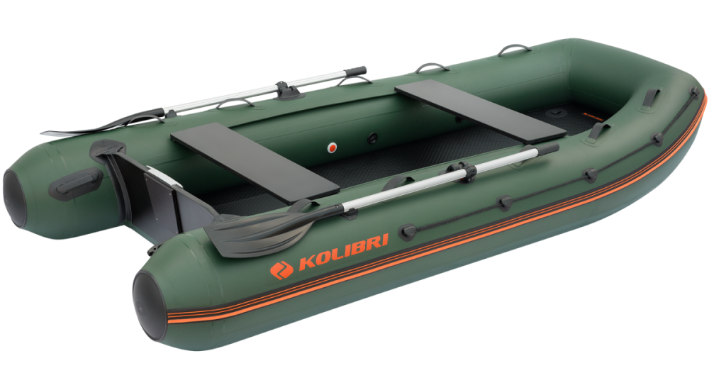 Kolibri KM-330XL nafukovací čln zelený, vysokotlaká podlaha Air-deck