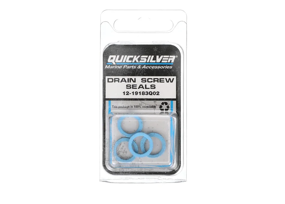 QUICKSILVER Tesniace podložky vypúšťacej skrutky Mercury / Mariner