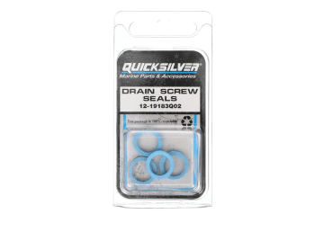 QUICKSILVER Tesniace podložky vypúšťacej skrutky Mercury / Mariner