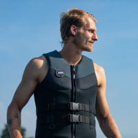 Jobe Graphite Grey neoprénová plávacia vesta pre mužov - 4XL