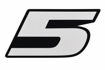 Nálepka "5" na motory YAMAHA - originálny náhradný diel