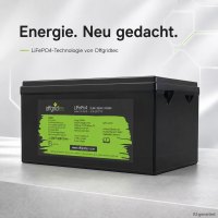 Offgridtec LiFePO4 batéria 25,6 V 200 Ah – 5120 Wh, integrovaný BMS