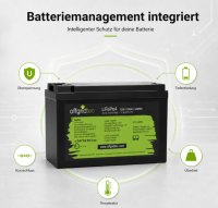 Offgridtec LiFePO4 batéria 12,8 V 100 Ah – 1280 Wh, integrovaný BMS