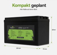 Offgridtec LiFePO4 batéria 12,8 V 100 Ah – 1280 Wh, integrovaný BMS
