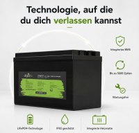 Offgridtec LiFePO4 batéria 12,8 V 100 Ah – 1280 Wh, integrovaný BMS a vyhrievacia podložka