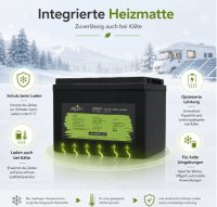 Offgridtec LiFePO4 batéria 12,8 V 100 Ah – 1280 Wh, integrovaný BMS a vyhrievacia podložka