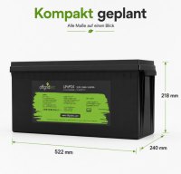 Offgridtec LiFePO4 batéria 12,8 V 304 Ah – 3891 Wh, integrovaný BMS