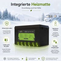 Offgridtec LiFePO4 batéria 12,8 V 304 Ah – 3891 Wh, integrovaný BMS a vyhrievacia podložka