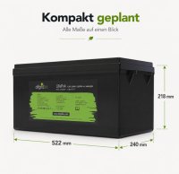 Offgridtec LiFePO4 batéria 12,8 V 304 Ah – 3891 Wh, integrovaný BMS a vyhrievacia podložka
