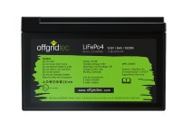 Offgridtec LiFePO4 batéria 12,8 V 8 Ah – 102 Wh, integrovaný BMS