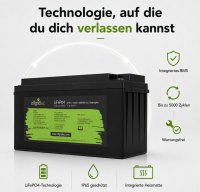 Offgridtec LiFePO4 batéria 25,6 V 100 Ah – 2560 Wh, integrovaný BMS a vyhrievacia podložka
