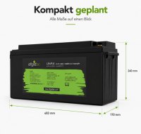 Offgridtec LiFePO4 batéria 25,6 V 100 Ah – 2560 Wh, integrovaný BMS a vyhrievacia podložka