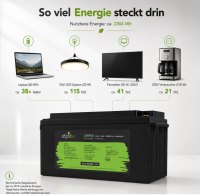 Offgridtec LiFePO4 batéria 25,6 V 100 Ah – 2560 Wh, integrovaný BMS a vyhrievacia podložka