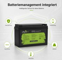 Offgridtec LiFePO4 batéria 25,6 V 100 Ah – 2560 Wh, integrovaný BMS