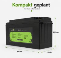 Offgridtec LiFePO4 batéria 25,6 V 100 Ah – 2560 Wh, integrovaný BMS
