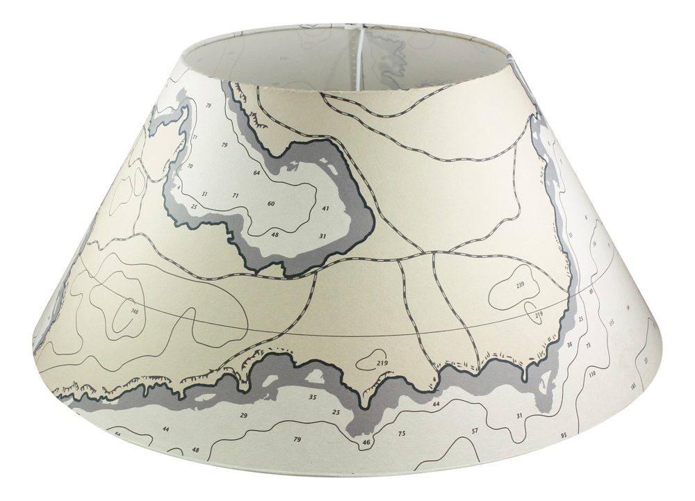 Papierové tienidlo na lampu pre E27 – priemer 25/50 cm, výška 22 cm