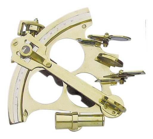 Sextant mosadzný s mikrometrickým nastavením – 21 × 20 cm