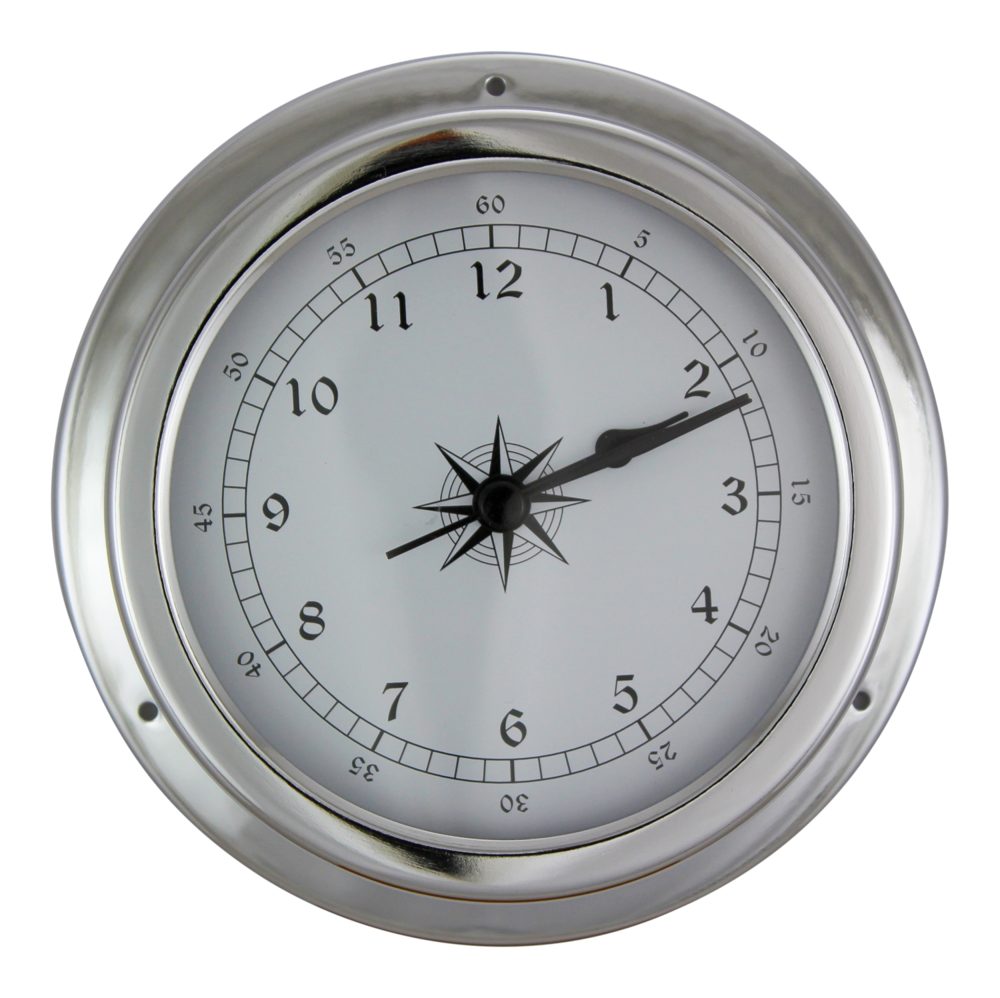 Hodiny chrómované – priemer 14,5 cm