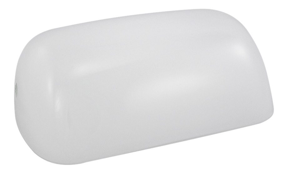 Náhradné sklo pre bankársku lampu 1295, biele – 22,5 × 7 × 13 cm