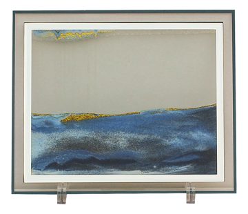 Pieskový obraz zo skla plnený vodou – 30 × 24,5 cm