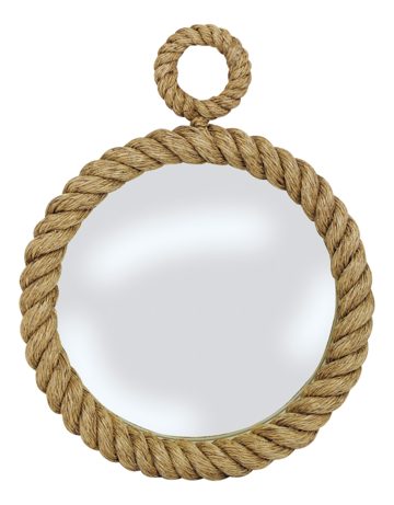 Zrkadlo s rámom z lana – 44 × 56 cm