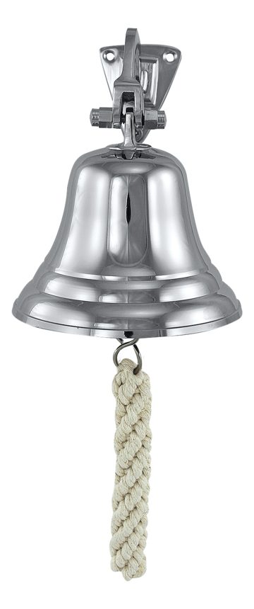 Lodný zvon poniklovaný, ľahké vyhotovenie – priemer 10 cm