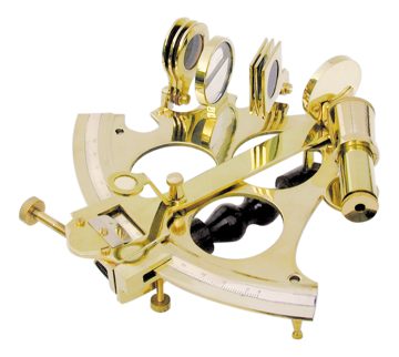 Sextant mosadzný bez mikrometrického nastavenia – 21 × 20 cm