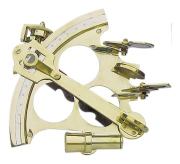 Sextant mosadzný s mikrometrickým nastavením – 21 × 20 cm