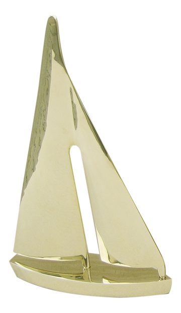 Plachetnica mosadzná – výška 31 cm