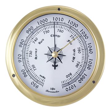 Barometer mosadzný – priemer 11,5 cm