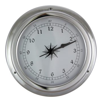 Hodiny chrómované – priemer 14,5 cm