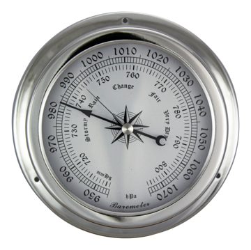 Barometer chrómovaný – priemer 14,5 cm