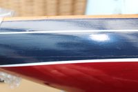 Model plachetnice, drevo s látkovými plachtami – dĺžka 80 cm, výška 85 cm