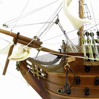 Model vojnovej lode HMS Victory z dreva a kovu – 49 × 16,5 × 44 cm