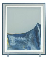 Pieskový obraz zo skla plnený vodou – 30 × 24,5 cm