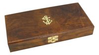 Lupa s dreveným držadlom, mosadz a drevo – dĺžka 23,5 cm, priemer 10 cm