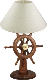 Lampa kormidelný stojan, drevo, 230 V – výška 45 cm, bez tienidla