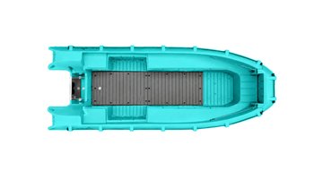 WHALY 455 plastový čln z polyetylénu - 4,50 m, 290 kg
