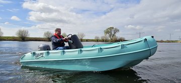 WHALY 455R plastový čln z polyetylénu - 4,50 m, 317 kg