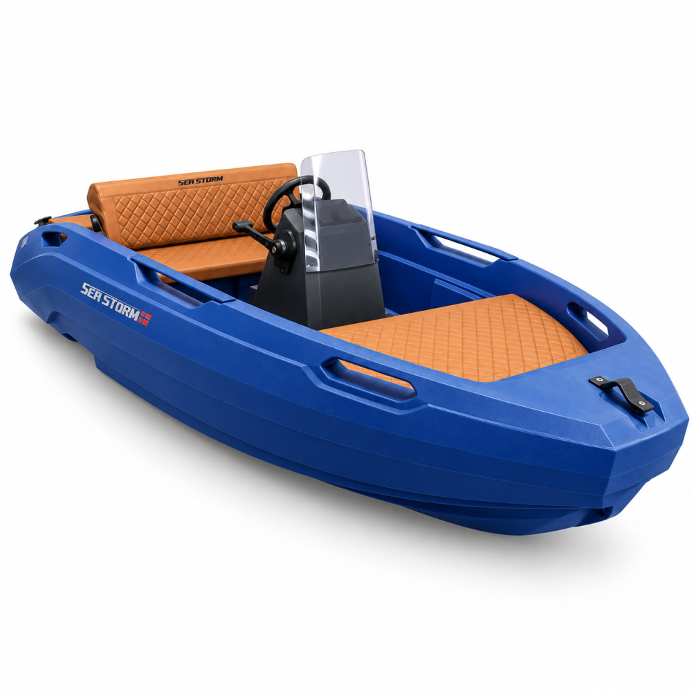 SEASTORM 13s HDPE Extra odolný plastový čln modrý – 400 cm