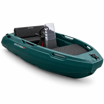 SEASTORM 13s HDPE Extra odolný plastový čln tmavo zelený – 400 cm