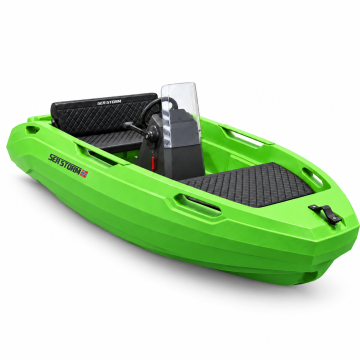 SEASTORM 13s HDPE Extra odolný plastový čln zelený – 400 cm
