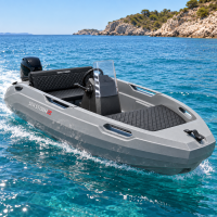 SEASTORM 13s HDPE Extra odolný plastový čln šedý – 400 cm