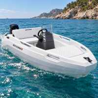 SEASTORM 13s HDPE Extra odolný plastový čln biely – 400 cm